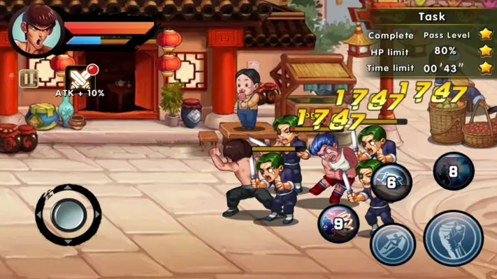 Kung Fu Attack android App screenshot 6